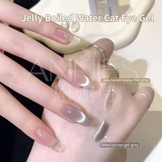 ANNIES Silk Bright Cat Eye เล็บโปแลนด์ 16 มล. เจลสีขาวติดทนนานโปร่งใส