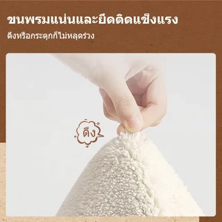 VELOREE พรมปูพื้น ห้องรับแขก มินิมอล หนานุ่ม พรมขนสั้น ขนาดใหญ่ ผ้าแคชเมียร์เทียม พรมห้องนอน 160/200/230ซม.