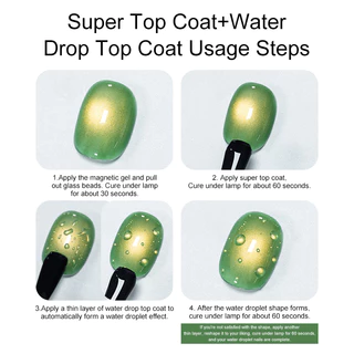 MEET ACROSS 7ml Water Drop Top Coatเจลเล็บClear 3Dหยดน้ําฤดูใบไม้ผลิฤดูร้อนออกแบบเล็บเจลเคลือบเงา