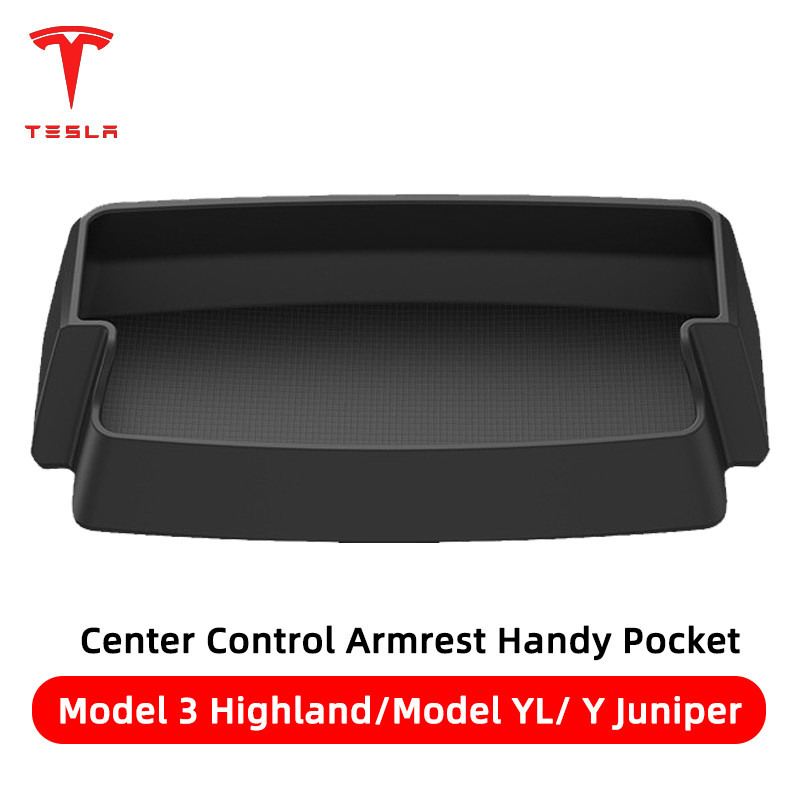 🚚จัดส่งจากไทย🚚กล่องเก็บของซ่อนใต้ที่วางแขน Tesla Model 3 Highland/Model YL/Y Juniper เพิ่มพื้นที่จัดเก็บ ใช้งานสะดวก