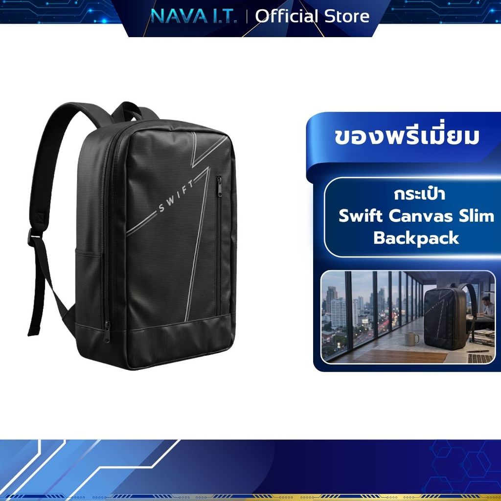 (สินค้าพรีเมี่ยม)  กระเป๋า  ACER Swift Canvas Slim Backpack