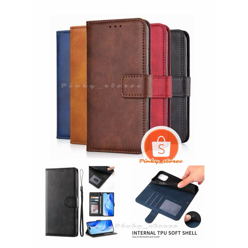 HP LEATHER FLIP CASE SAMSUNG J5 2015 J5PRO J5PRIME J7 2015 J7PRIME J7PRO J7CORE J7PLUS J2 J2PRO J2PR