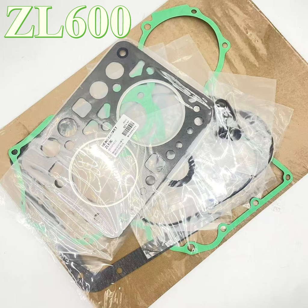 B6000 ชุดปะเก็นชุดเต็ม Fit ZL600 Overhaul Rebuild Kit แหวนลูกสูบสําหรับ KUBOTA