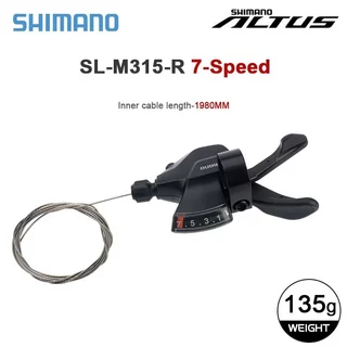 Shimano SL-M315 7 8 ความเร็ว MTB Shifter Altus RD-M310 ด้านหลัง Derailleur 21S 24V จักรยานเสือภูเขา 3S จักรยานเกียร์จอแสดงผล Lever