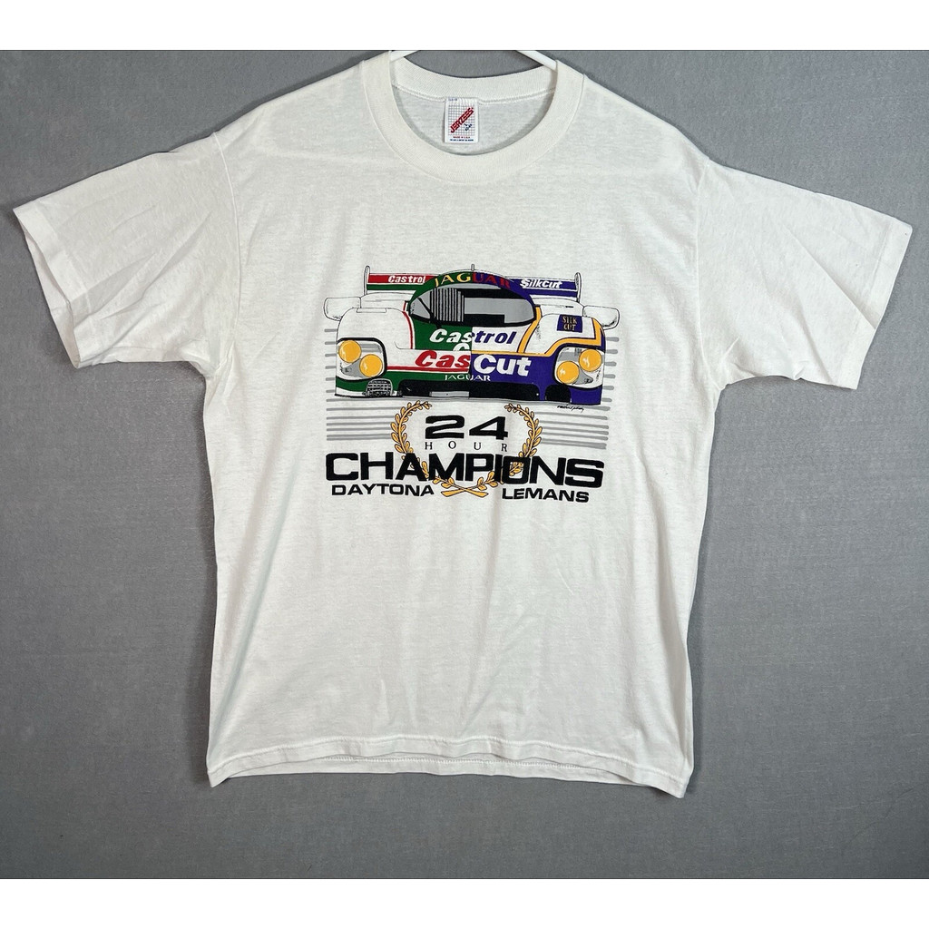 เสื้อยืด Cotton 100% Retro 90s 24 ชั่วโมง Daytona LeMans Racing