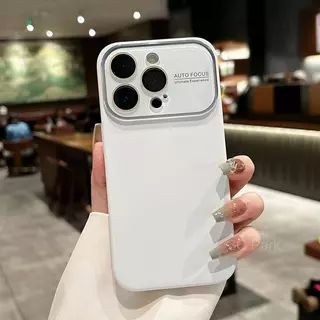 With Logo พร้อมโลโก้ พร้อมหน้าต่างบานใหญ่ เคสโทรศัพท์ซิลิโคนเหลวนุ่มสำหรับ iPhone 17 16 15 14 13 12 11 Pro Max Plus