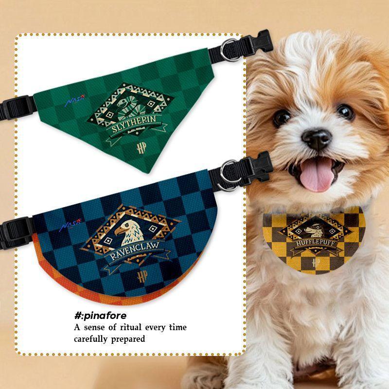 เวลาจํากัด Spike Co-Branded Harry Potter Hogwarts Pet Saliva Towel Dog Cat Triangle Scarf Bib Bib Bi