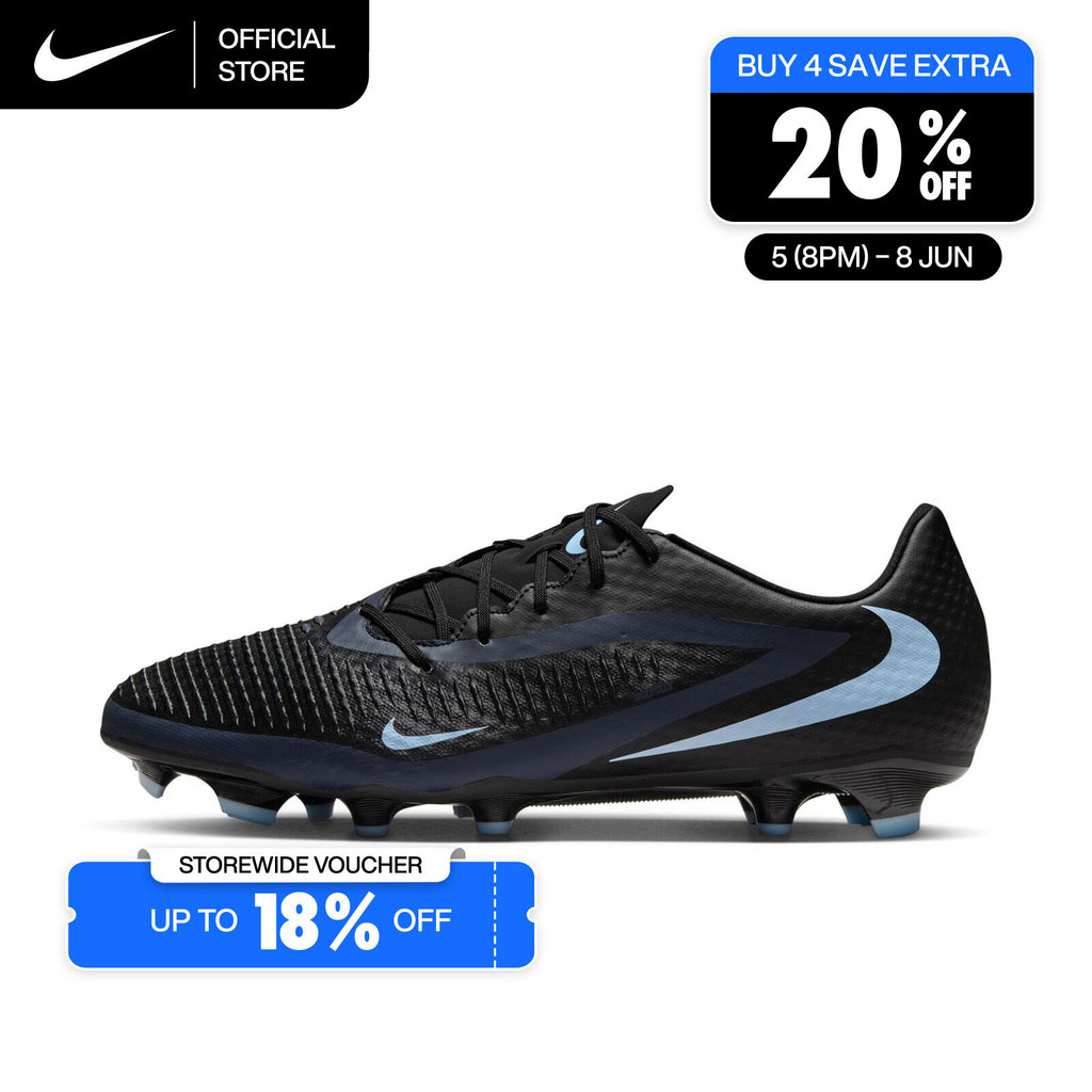 Nike Men's Phantom 6 Low Academy Multi-Ground Soccer Cleats - Black [HJ4564-003]