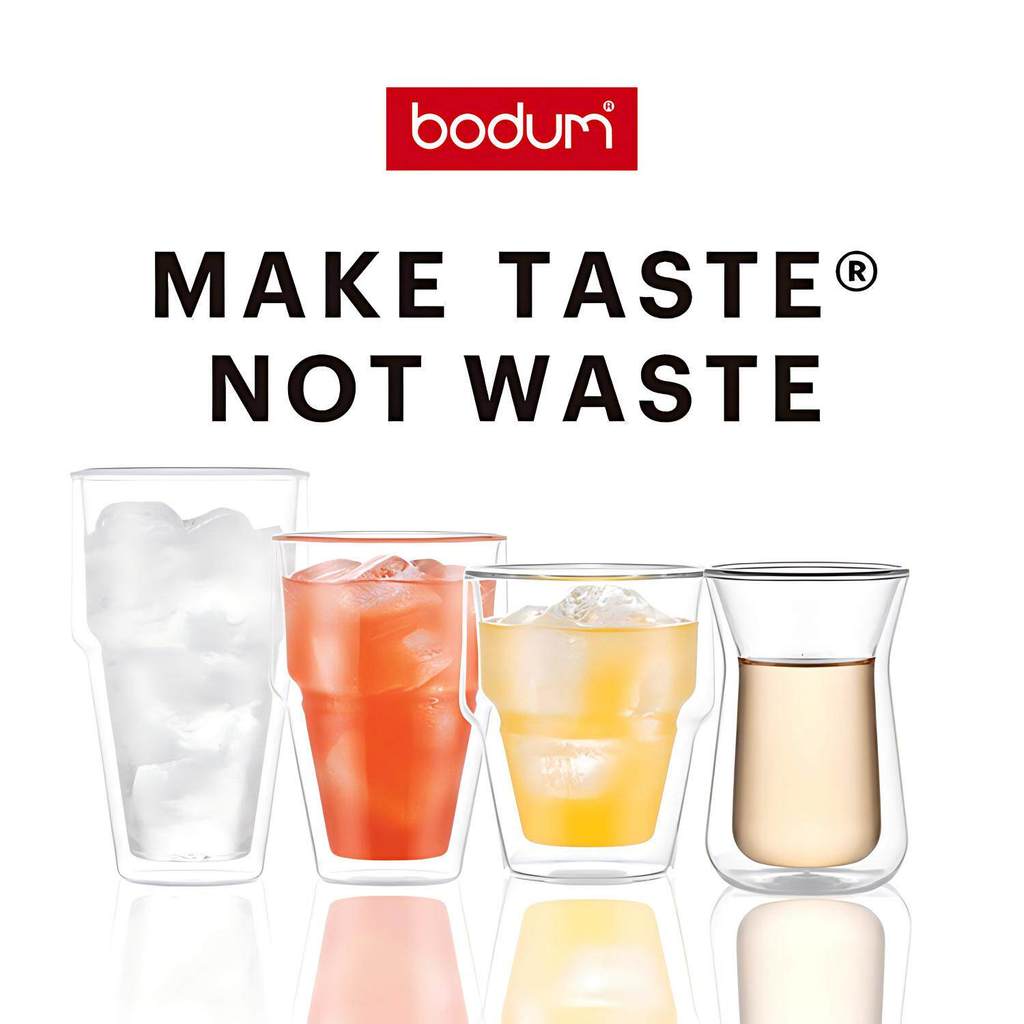Bodum MELIOR ถ้วยแก้วสองชั้นถ้วยกาแฟโฮมออฟฟิศถ้วยชาแก้วโปร่งใสไมโครเวฟปลอดภัย