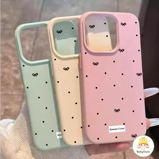 เปลือกโทรศัพท์ลายจุดแฟชั่นหรู น่ารัก เคสไอโฟน17 เหมาะสำหรับ IPhone 15 17 13 16 12 14 11 Pro Max XR X XS Max 7 8 16 Plus