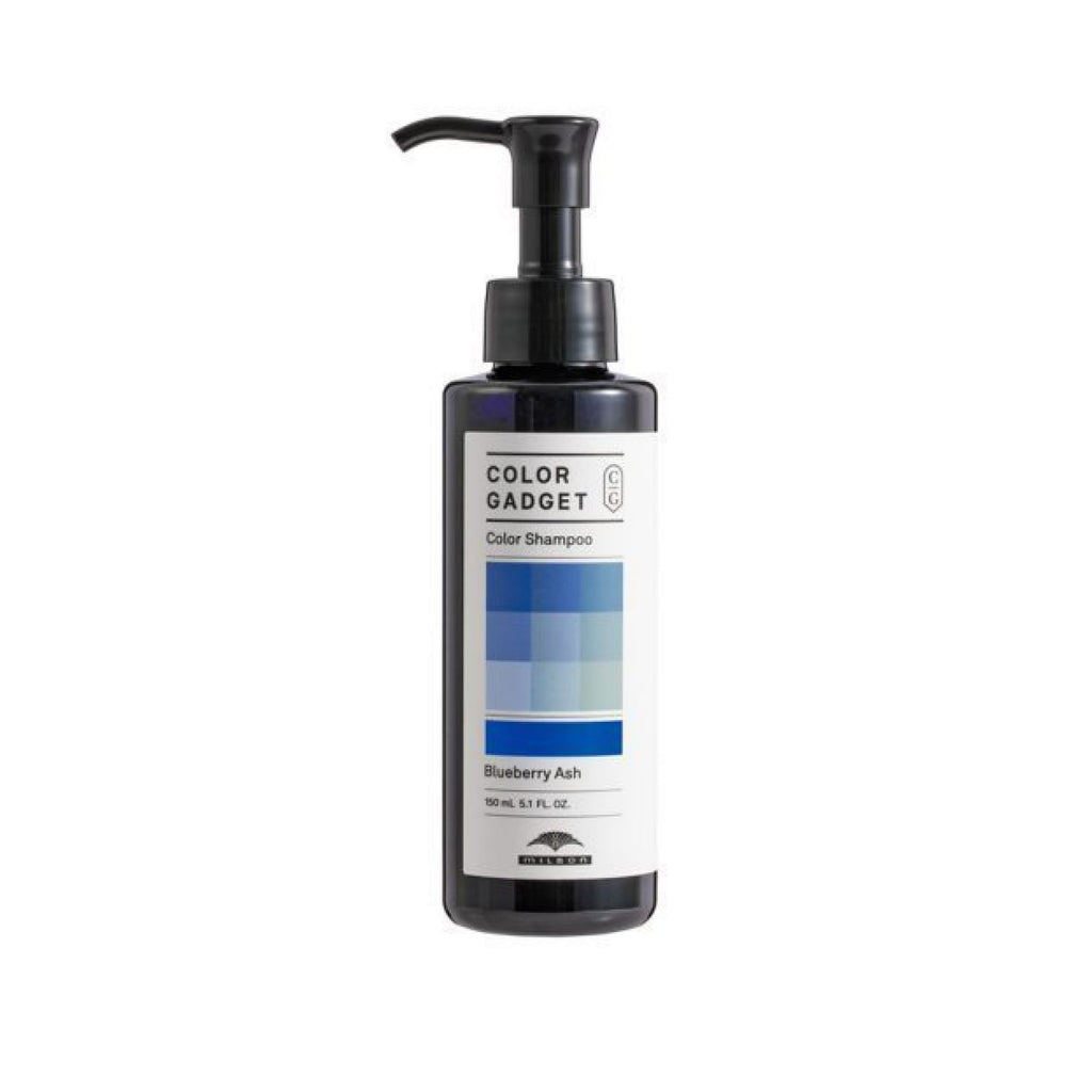 แชมพู เติม ประกายสี Milbon Color Gadget Shampoo  Blueberry Ash