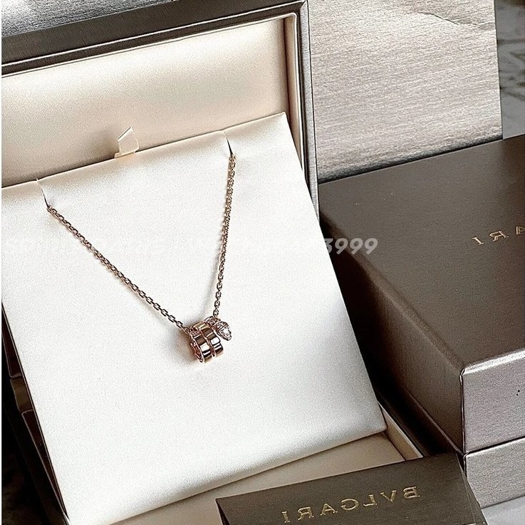 BVLGARI ·Bvl สร้อยคอจี้งู Bvlgari (เจาะหัวและหาง)·18K ชุบทอง