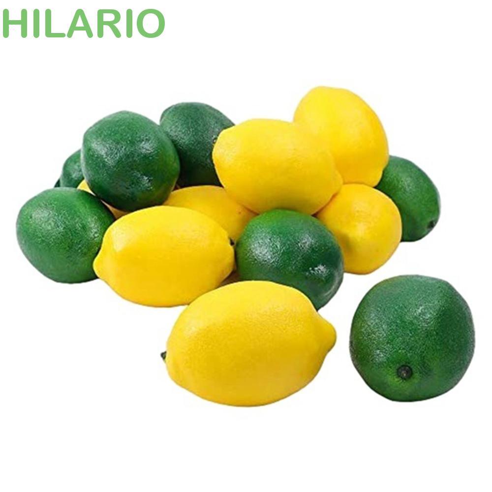HILARIO ประดิษฐ์มะนาวคริสต์มาส 6/10 ชิ้นตกแต่งงานแต่งงานในครัวเหมือนจริง
