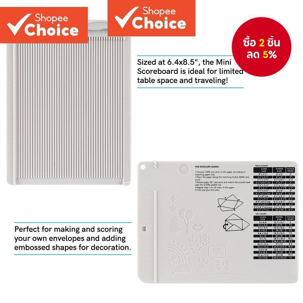 Mini Score Board & Multi-Purpose Scking Board, Envelope Maker พร้อม Punch 3-Way Corner Tool & Pointi