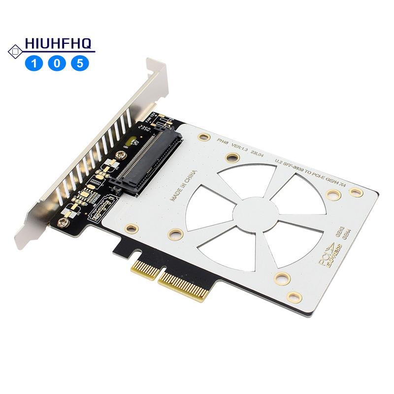 Hiuhfhq106U.2 ถึงอะแดปเตอร์ PCIE PCI Express 3.0 X4/X8/X16 ถึง SFF-8639 U.2 อะแดปเตอร์สําหรับ 750 2.
