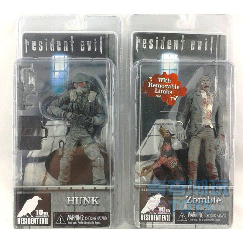 NECA Resident Evil Zombie Dog Zombie Dog Hank Gas Mask ตุ๊กตาที่สามารถเคลื่อนย้ายโมเดลตุ๊กตา