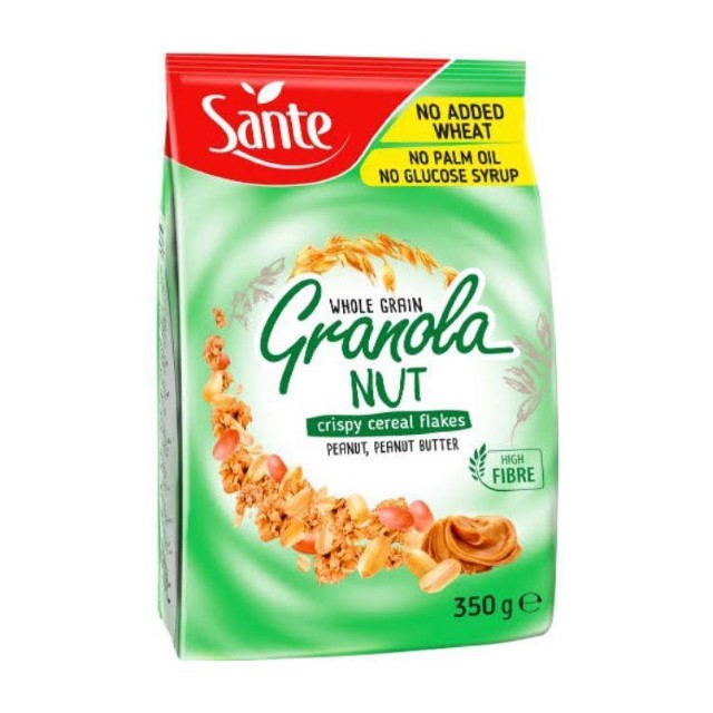ซานเต้ อาหารเช้าธัญพืชผสมถั่ว Sante Granola with Nuts Cereal 350g.
