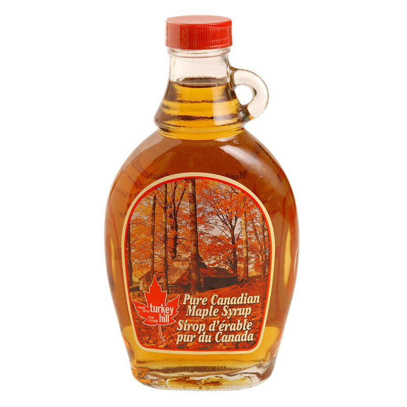 เทอคีฮิลแคนนาเดียนเมเปิ้ลไซรัป 250มล. Turkey Hill Pure Canadian Maple 250ml. [หมายเลขบาร์โค้ด 0065928027034 ]