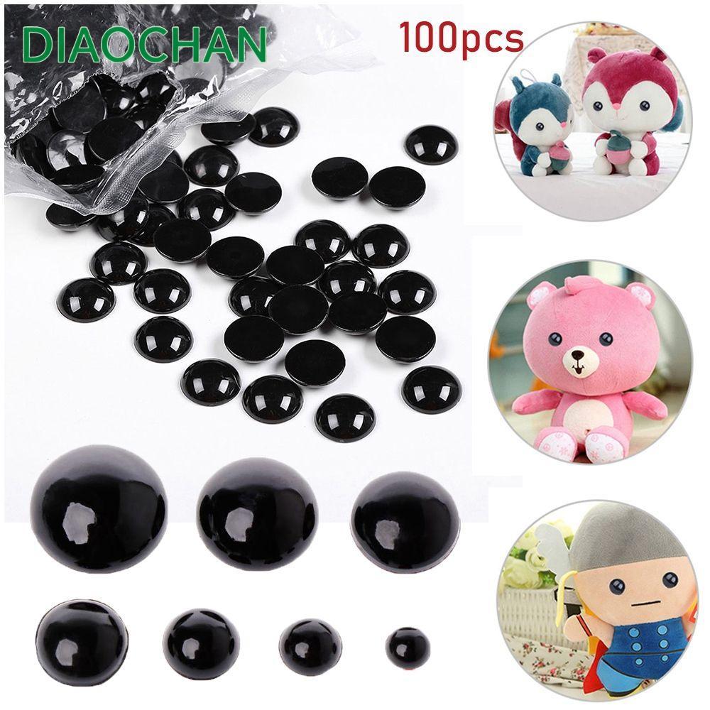 Diacha ตาตุ๊กตาหมี 3-12 มม. 100 ชิ้นเพื่อความปลอดภัยสําหรับตุ๊กตาของเล่นเด็ก