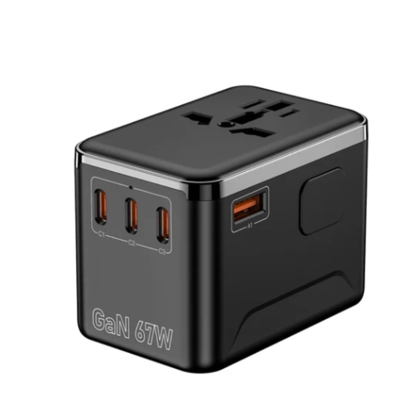 อะแดปเตอร์สากล Travel International 67W USB C Adapter Fast Charger Type C Plug