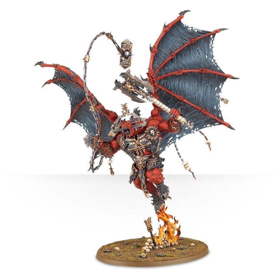 โมเดลเรซิ่น Warhammer aos Abuse Demon Big Demon Bloodthirsty Demon