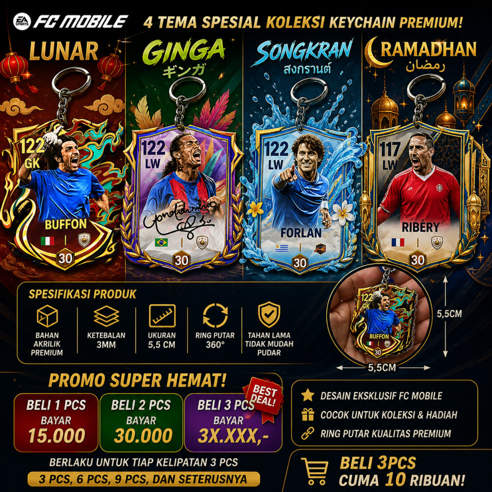 พวงกุญแจรอมฎอนธีม FCMOBILE | กิงก้า | Lunar Lunar Lunar Lunar Lunar Lunar Lunar Lunar | สงกรานต์ SUN