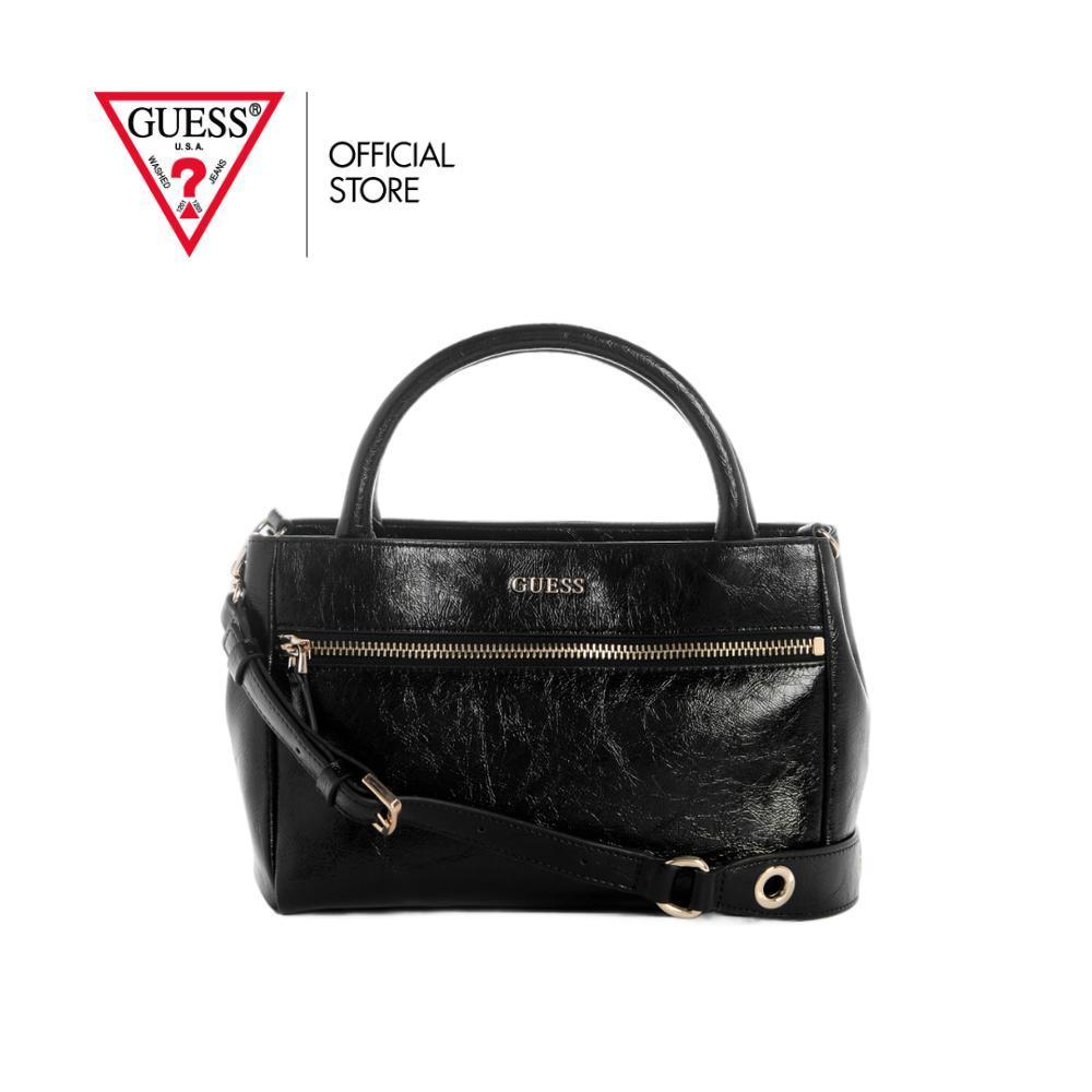 GUESS กระเป๋า รุ่น LE216707 ELSA SATCHEL สีดำ