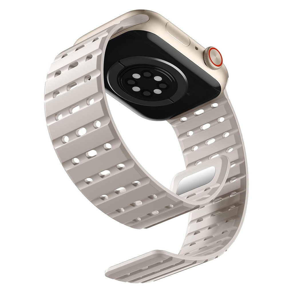 เหมาะสําหรับสายนาฬิกา AppleWatch 789th Generation se ultra1/2 Breathable Magnetic Perforated Apple S