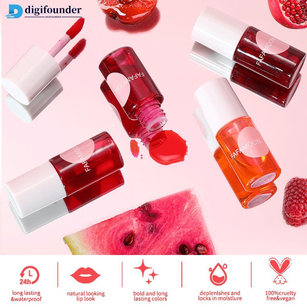 DIGIFOUNDER Lip Tint Water Lasting Waterproof Matte Liquid Lipstick Stain Non Stick Cup Lip Blusher 