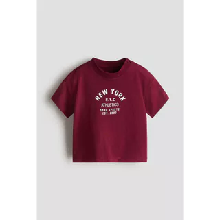 H&M(เอชแอนด์เอ็ม) เสื้อยืดผ้าฝ้ายพิมพ์ลาย เด็กทารก 1314913_9