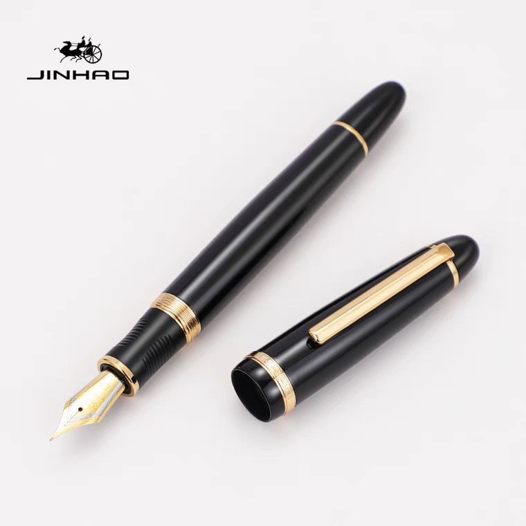 Jinhao X850 Fountain Pen หัวปากกาหมุนได้เบอร์ 35 Daming Tip Ink Sac เปลี่ยนผู้ใหญ่ธุรกิจการประดิษฐ์ต