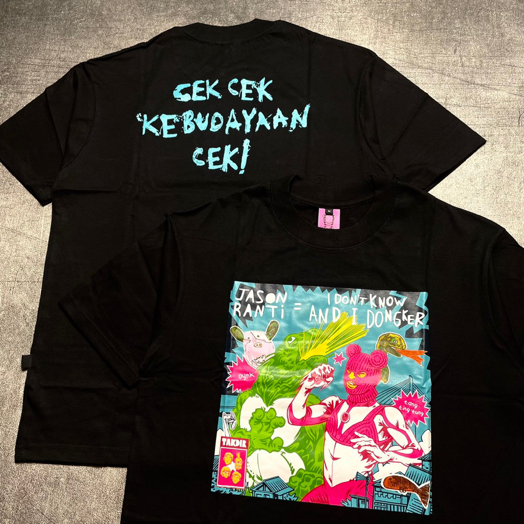 เสื้อยืด Jason Ranti x Dongker - CHECK CHECK CHECK CHECK วัฒนธรรม! สินค้าอย่างเป็นทางการ