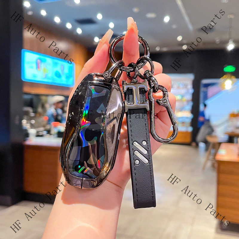 HF เหมาะสําหรับ 2025 ฝาครอบกุญแจ MG IM6 สไตล์ใหม่ 23-24-25 IM6 รถ IM5 หัวเข็มขัดโลหะ MG IM6 ระดับไฮเ