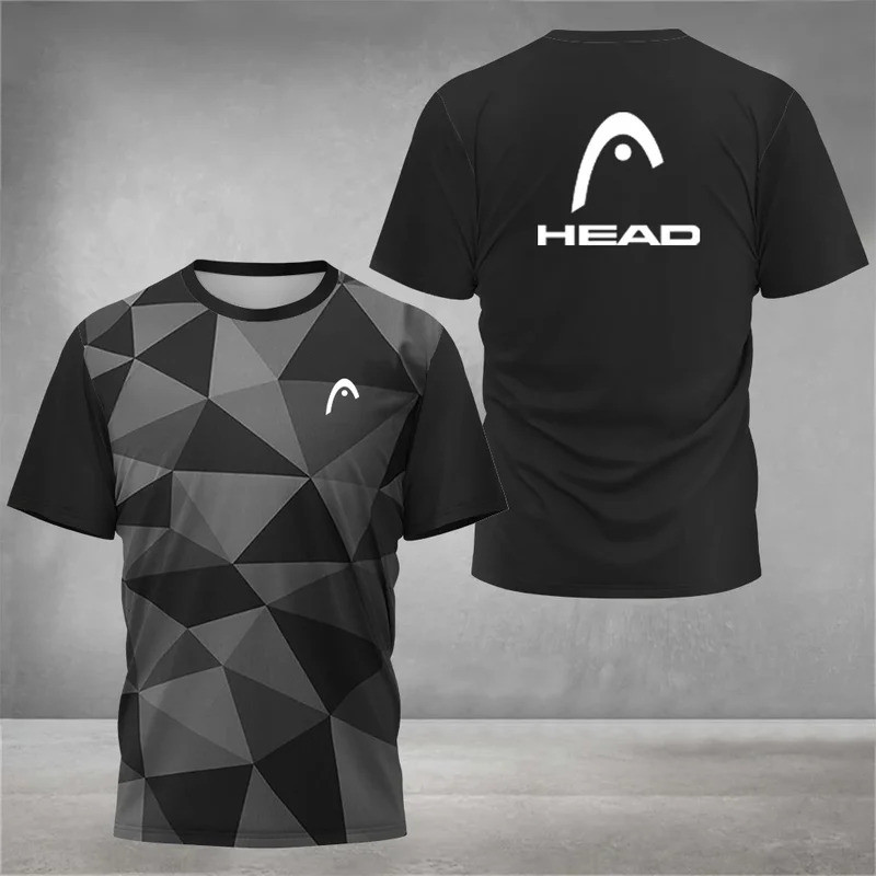 ฤดูร้อนBreathable Mens Tเสื้อกลางแจ้งแบดมินตันปิงปองJersey Oคอสั้นแขนสั้นหลวมใหม่เสื้อผ้าปีนเขาGCS3