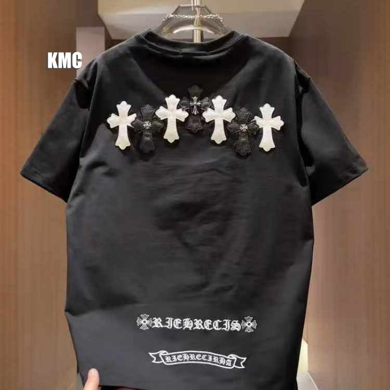 เสื้อยืดผู้ชายหนังข้ามสองด้านสบายๆระบายอากาศผ้าฝ้ายสไตล์ถนน จุดต่ําสุด เสื้ออินเทรนด์ ที เด็กชายแขนสั้นด้านบน