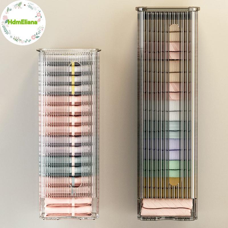 HdmEliana Storage Organizer กล่องสําหรับกางเกงชุดชั้นในและ Sos,แขวนผนังผู้ถือ,ห้องครัวขยะถุงพลาสติก TH