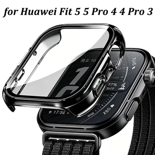 กระจกนิรภัย Hard PC สําหรับ Huawei Watch Fit 5 4 3/Huawei Watch Fit 5 Pro/4 Pro Anti Gores เปลือกกันชนหน้าจอ Protecor ฝาครอบอุปกรณ์เสริม