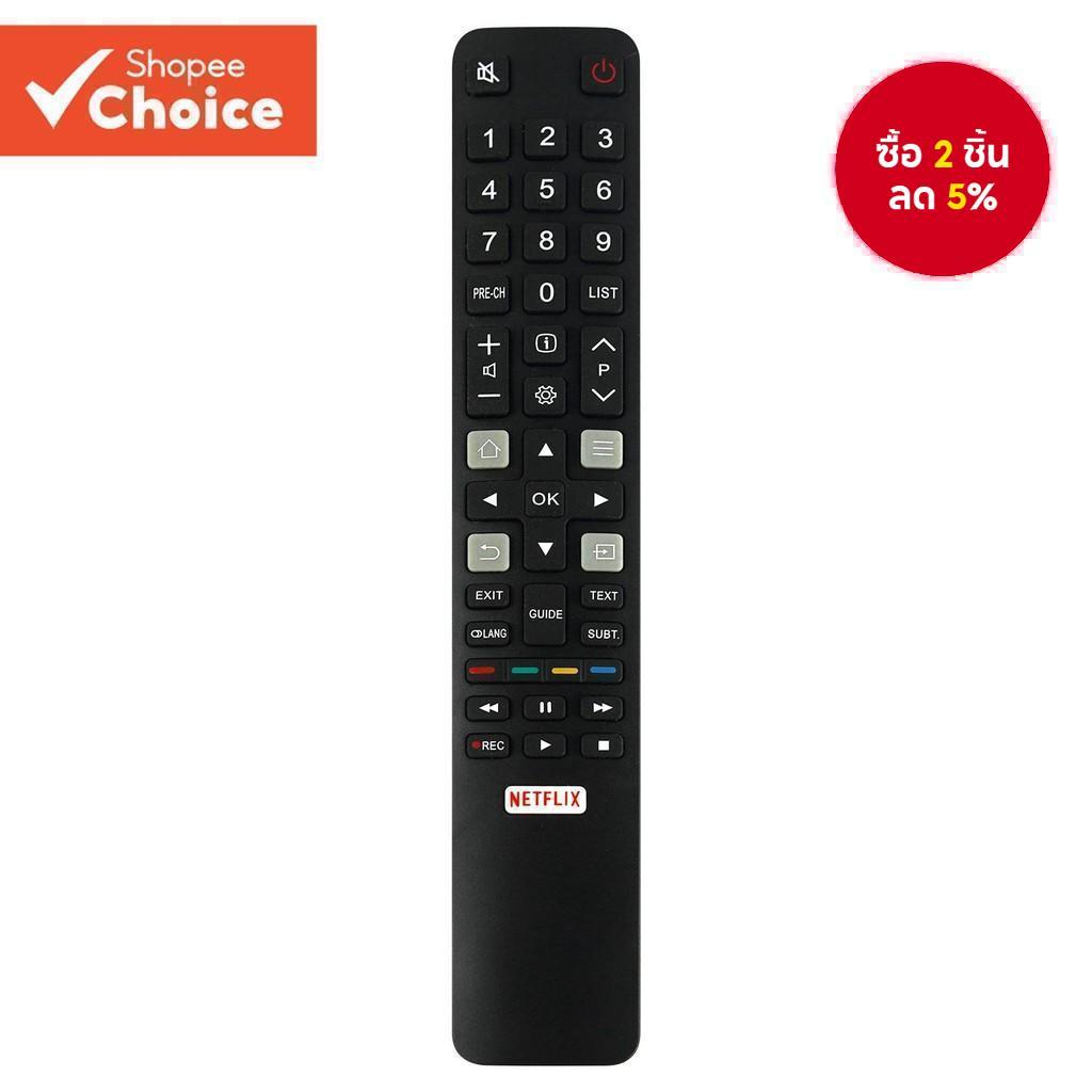 RC802N YAI2 เปลี่ยน Universal สมาร์ททีวีรีโมทคอนโทรลสําหรับ TCL TV 4K HDTV P20 Series C2 Series