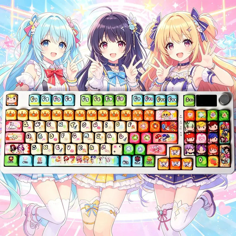 กุญแจ 120+ ‌ไอคัตสึ!  ปุ่มกด น่ารัก Aikatsu Stars อะนิเมะญี่ปุ่น PBT MOA Profile
