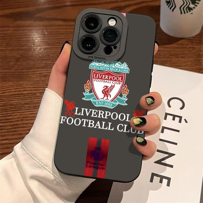 รูปแบบทีมฟุตบอลโทรศัพท์มือถือเคสนิ่มซิลิโคนเข้ากันได้iPhone 8Plus 16Plus Premium 14ProMax 13Pro Trend 15Pro 12ProMaxที่ไม่ซ้ํากัน 11 XR 17PROMAXกันกระแทกป้องกันกรณี