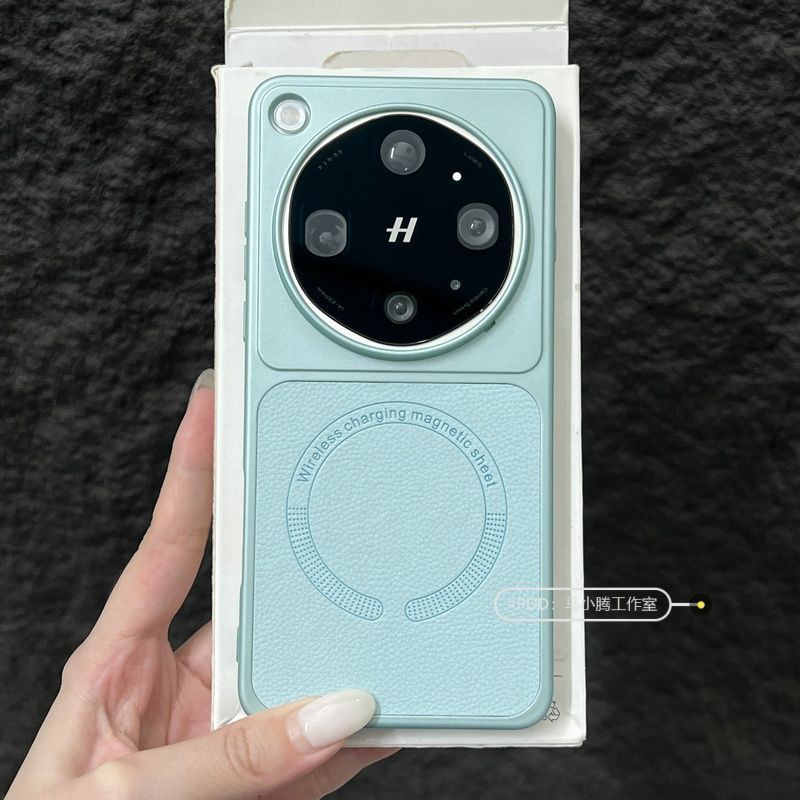 เคสโทรศัพท์สําหรับ OPPO FindX9Ultra FindX9SPro X8 ลายลิ้นจี่แม่เหล็ก Frosted Shock-proof Soft Case