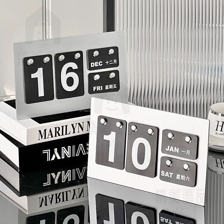 Ins Perpetual Calendar Calendar Calendar Office Desktop Decoration ปฏิทินตั้งโต๊ะปฏิทินรายเดือน Stud