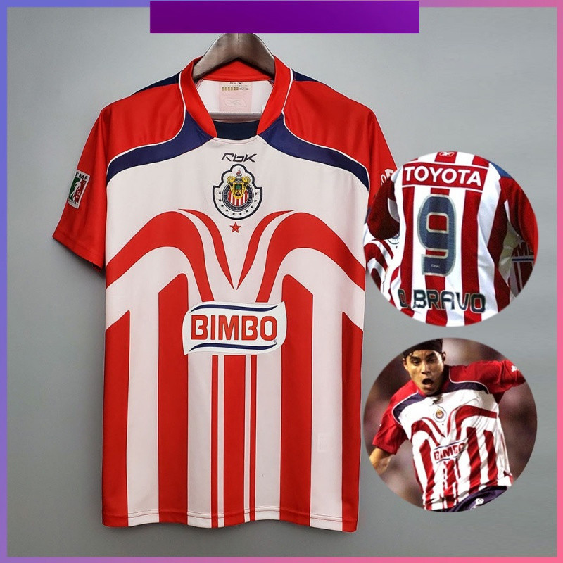 2006-2007 Retro Jersey เสื้อฟุตบอล Chiva หมายเลขชื่อการปรับแต่ง