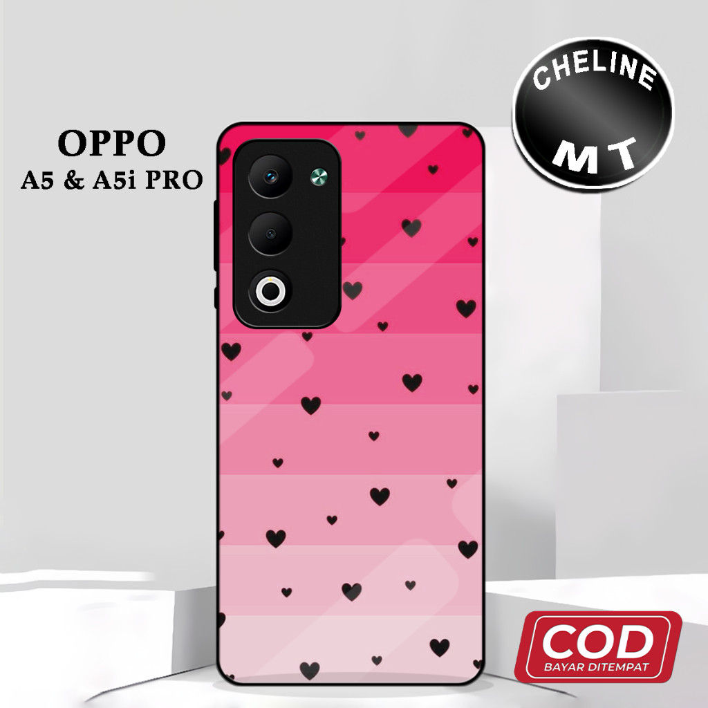 ( DD 8 ) เคส Sofcase Glossy สําหรับ Oppo A5 l oppo A5i PRO l Anime Motif l บทคัดย่อ l น่ารัก l Kesin