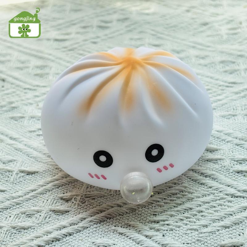 [Gong] Squishy น่ารักนึ่ง Bun Fidget ของเล่นช้า Rebound และ Bubble Design เหมาะสําหรับความเครียดบรรเทาเด็กโฮมออฟฟิศใช้ th