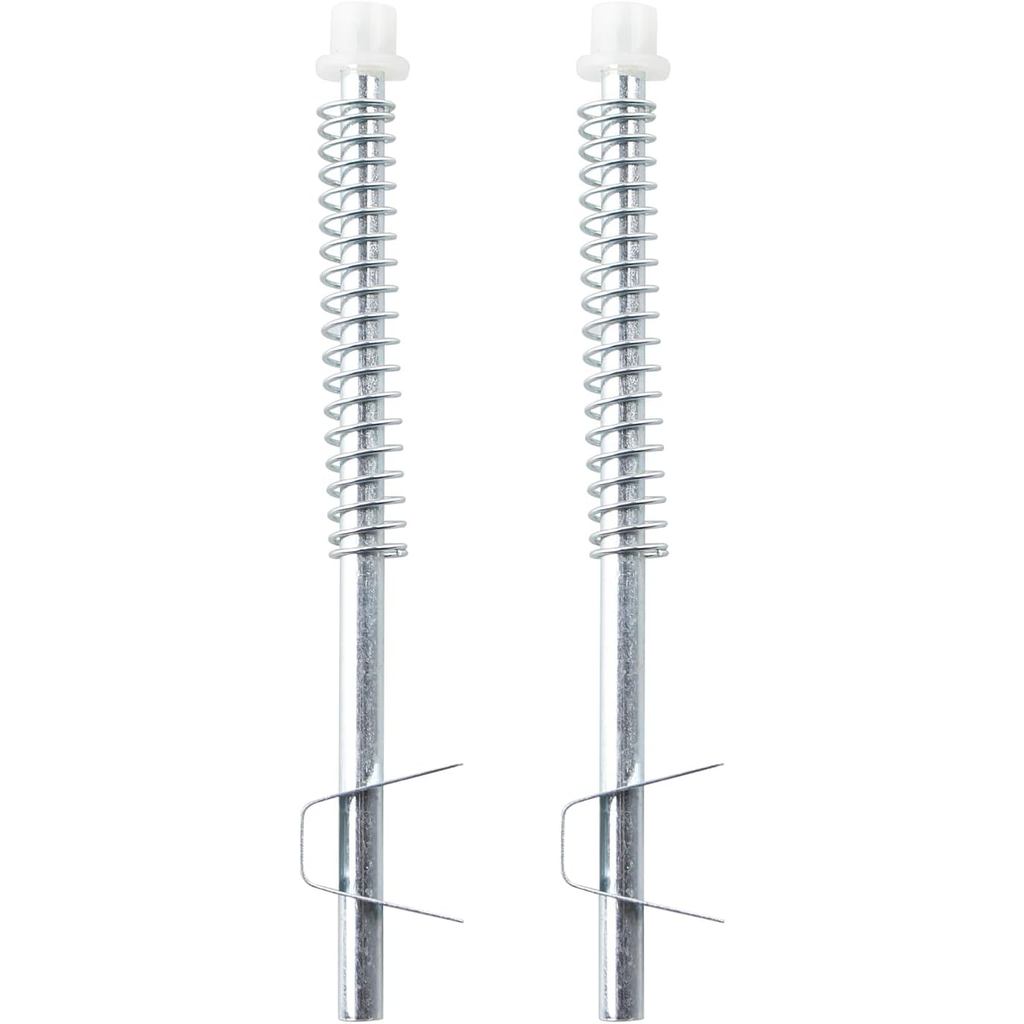 N 6729 5-5/8 in., Bi-Fold Door Guide Rod Fit สําหรับระบบประตู Benchmark Bi-Fold, โลหะผสมเหล็ก, สีเงิ