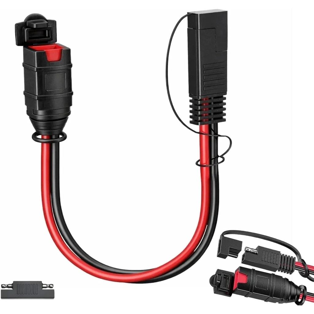 SAE อะแดปเตอร์การเชื่อมต่อส่วนประกอบเข้ากันได้กับ NOCO Genius 5 GC009 เครื่องชาร์จแบตเตอรี่อัจฉริยะ 