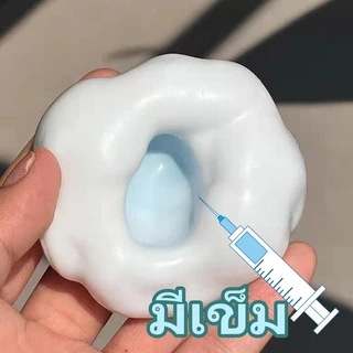 🔥COD🔥โมจิสูบลม squishy ของเล่นหยิก stress ball Reliever ของเล่นบีบ ของขวัญหลอกสมจริงจําลองรูปร่างได้ของเล่นเด็ก