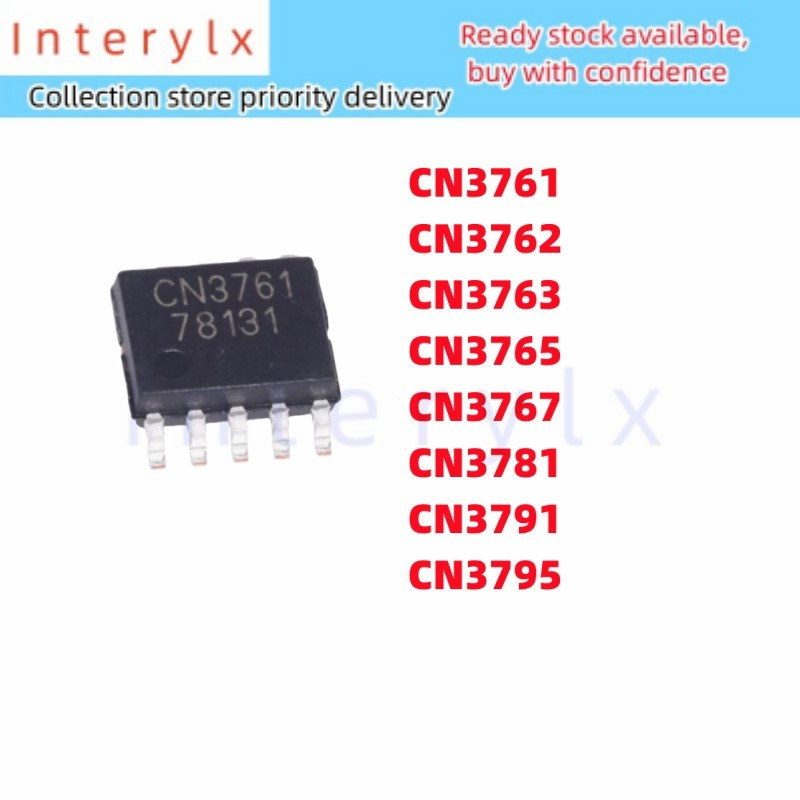 5PCS CN3761 CN3762 CN3763 CN3765 CN3767 CN3768 CN3781 CN3791 CN3795 SOP-8 แบตเตอรี่ลิเธียมชาร์จชิป I