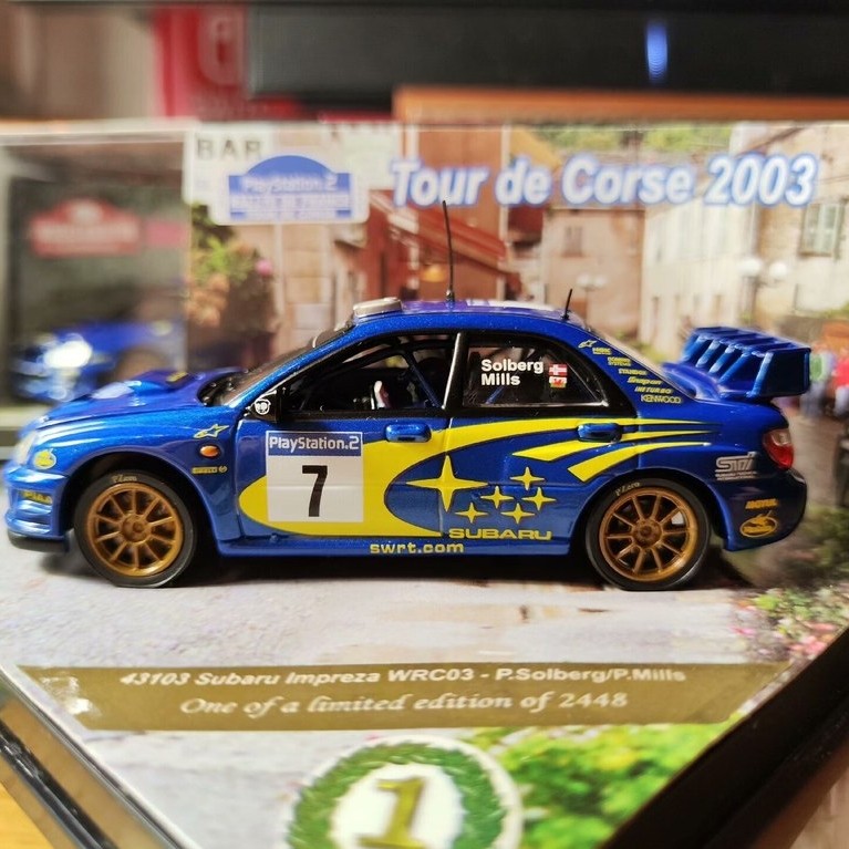 WRC Rally Racing รุ่น 1: 43 WITESSE VIESSE Sparrow WRC03 Soberg/Mills แหวน Cosigar Island Rally Cham